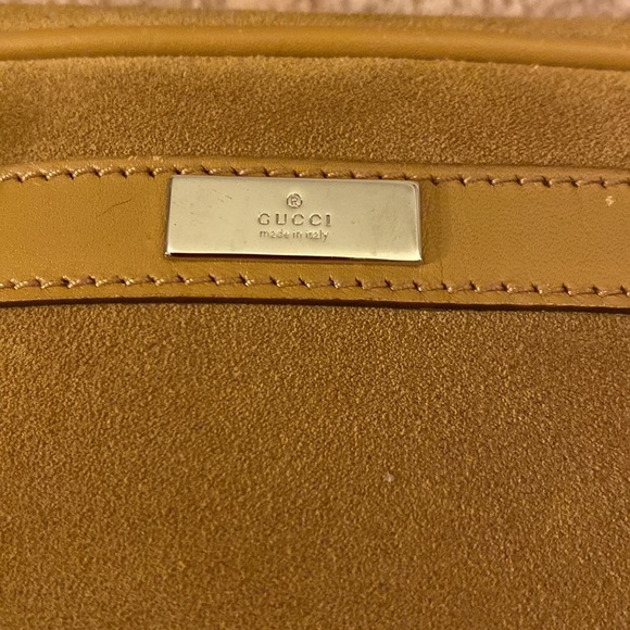 Gucci Bamboo Suede & Leather Bag - Picture 3 of 8